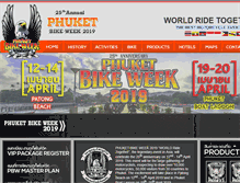 Tablet Screenshot of phuketbikeweek.com